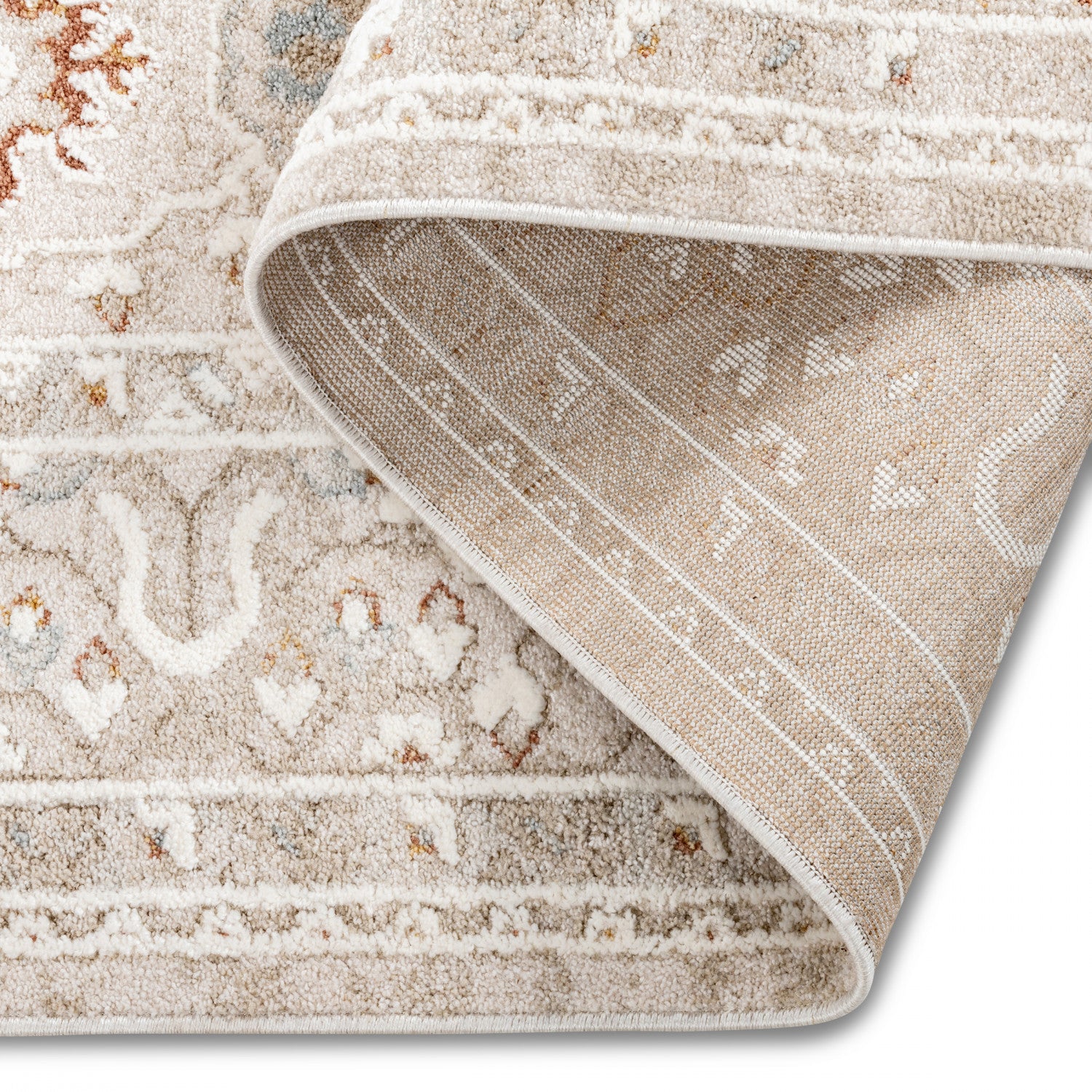 Kopfkino Bordered Rug - 6' x 9' - Multi-Colour