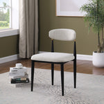 Kodi Dining Chair - Beige/Black - Set of Two