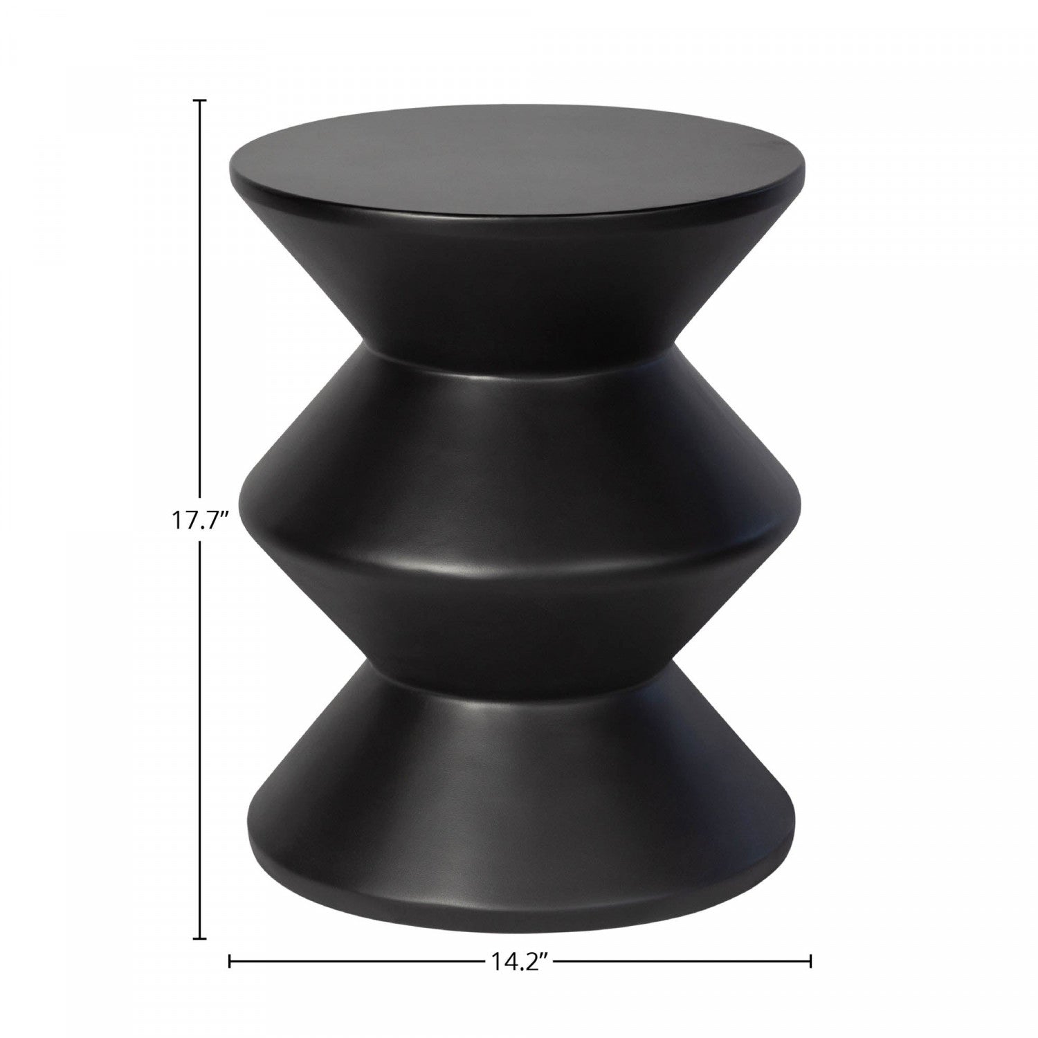 Gavrin Inverted Side Table - Black