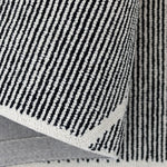 Joris Geometric Rug - 5' x 8' - Black