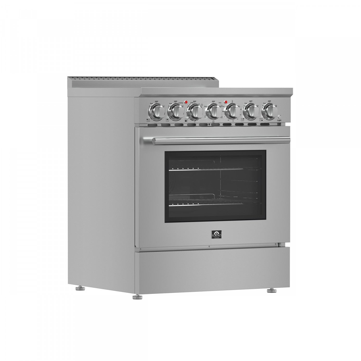Forno Paolo Stainless Steel Freestanding Electric Range with True Convection (4.38 Cu. Ft.) - FFSEL6011-30