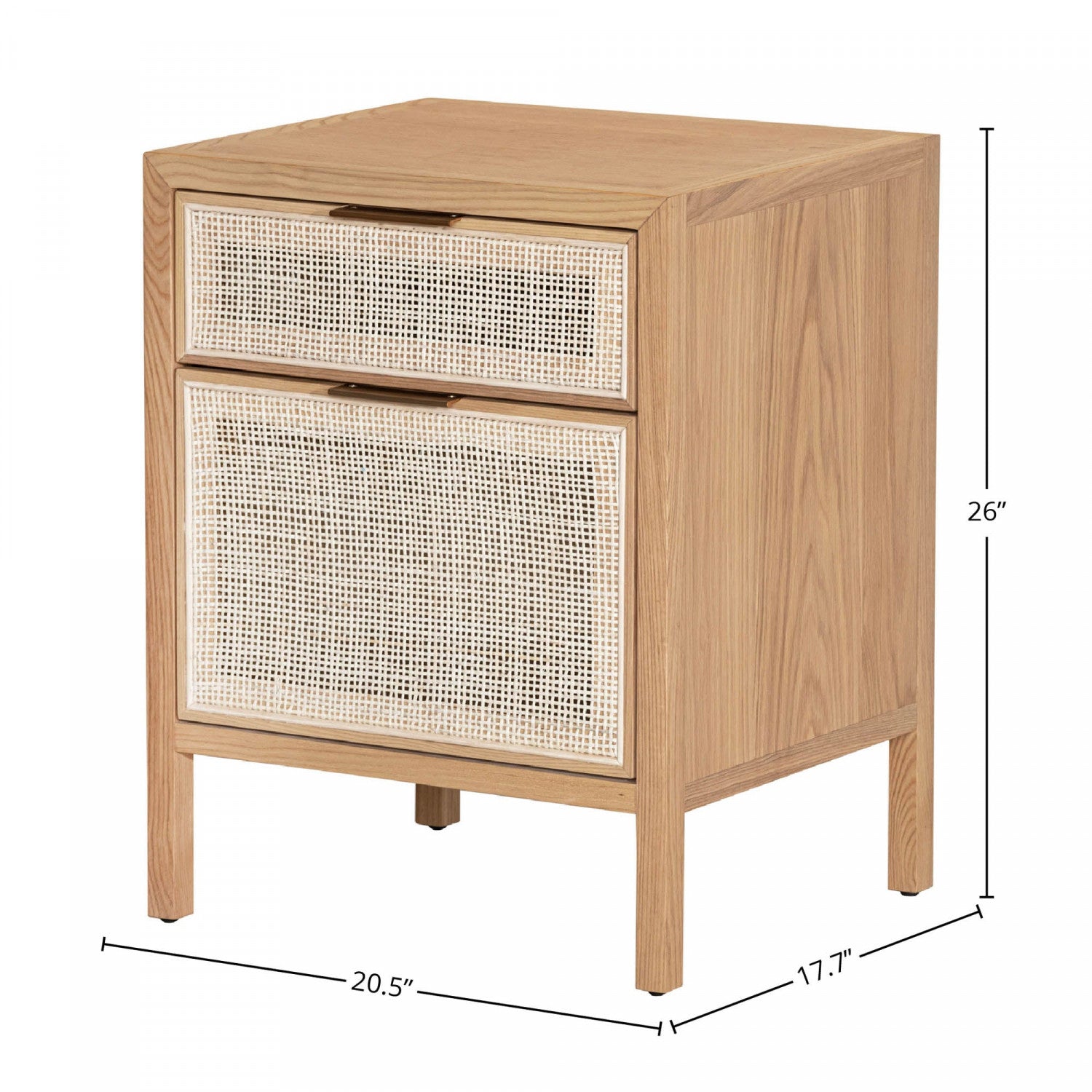Nurelle Filing Cabinet - Natural