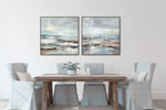 Horizon Haze I Wall Art - Blue/Grey - 30 X 30