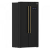 Forno Salerno 33" Black Freestanding Side-by-side Refrigerator (15.6 Cu. Ft.) - FFRBI1805-33BLK