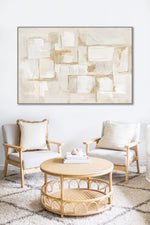 Gilded Silence Wall Art - Beige - 32 X 48