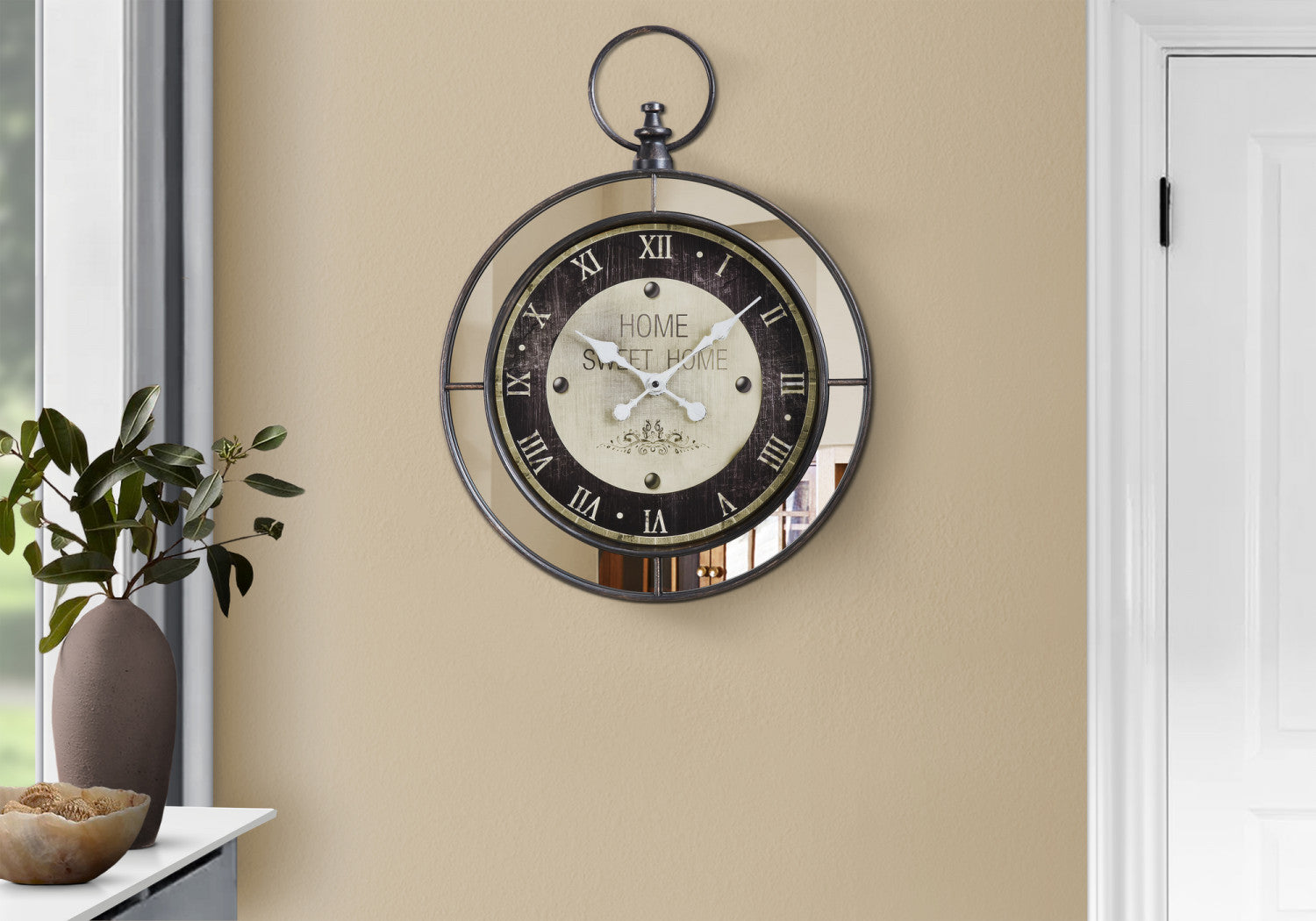 Luster Clock - Brown