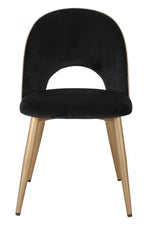 Dalva Dining Chair - Black - Set of Two