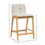 Sundra Counter Stool - Oatmeal