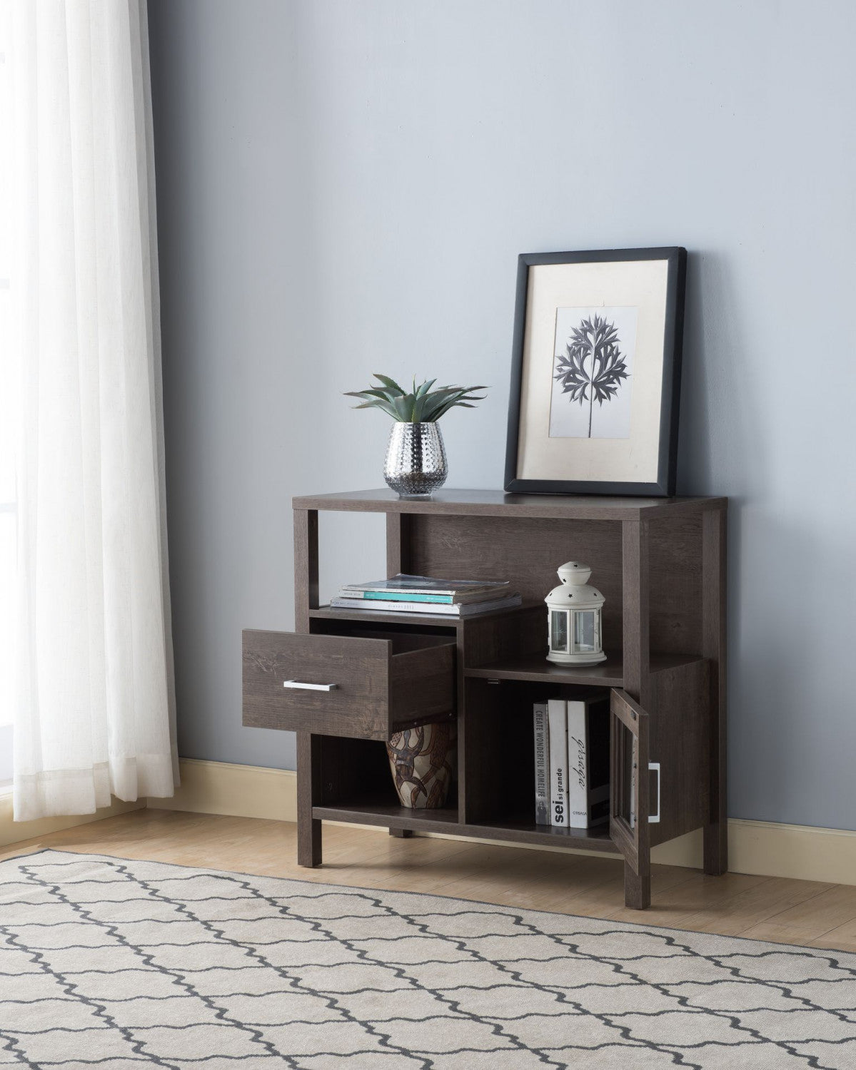 Athena Cabinet - Walnut Brown