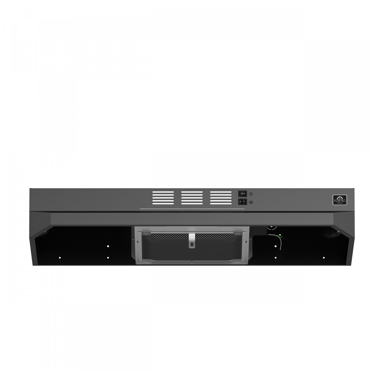 Forno Cappa Black 30" 200 CFM Under Cabinet Range Hood - FRHUC5200-30BLK