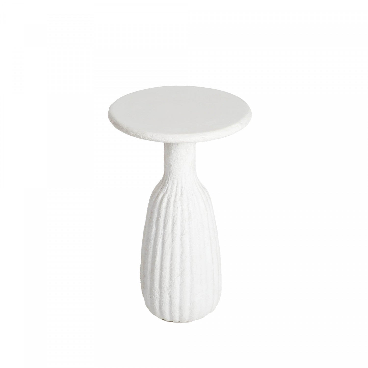 Iselyn Tall Side Table - White