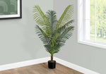 47" Palm Tree With 6" Black Pot - Green