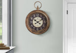 Virtue Clock - Light Brown