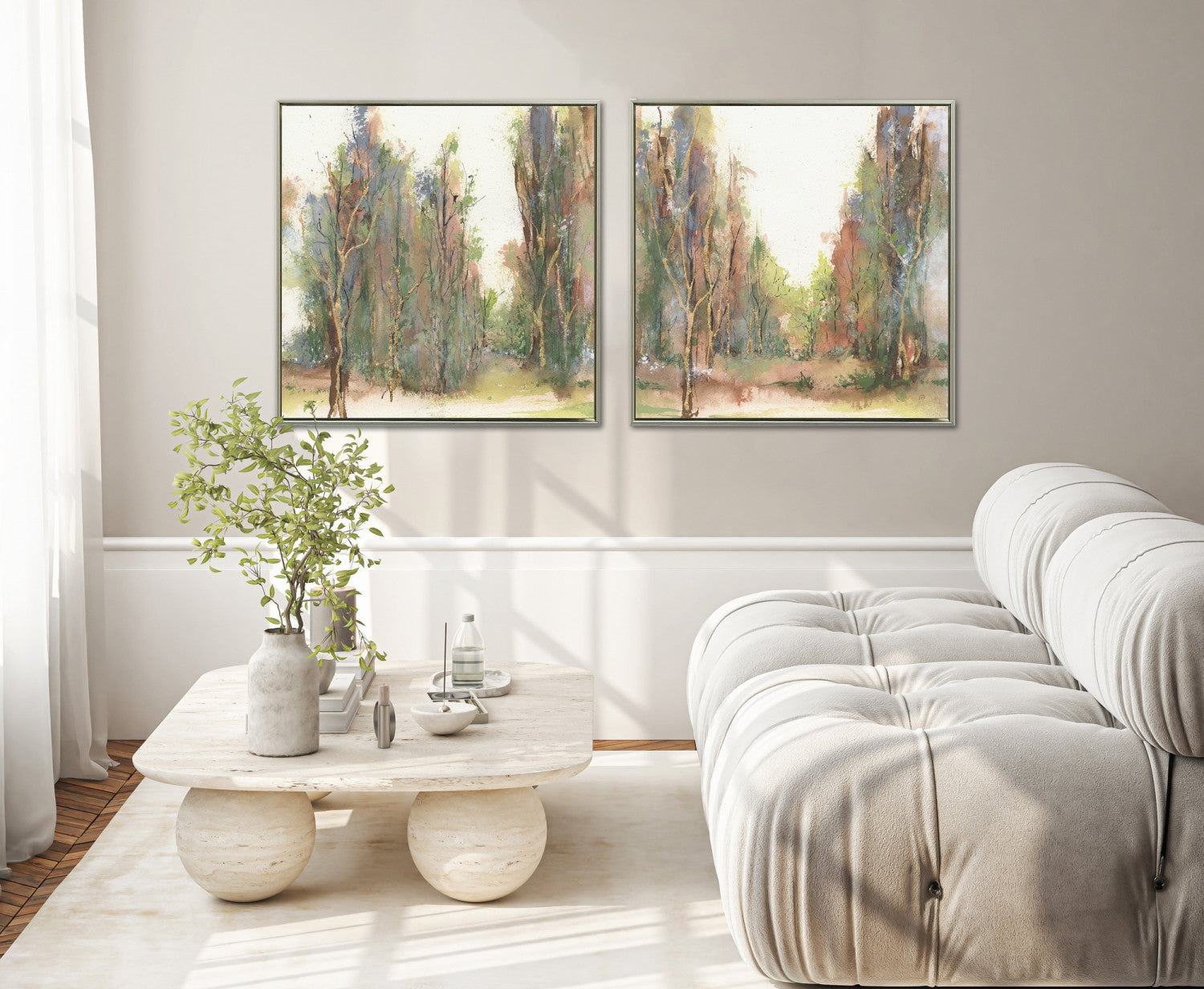 Forest Awakens I Wall Art - Multi-Colour - 30 X 30