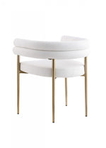 Brantley Dining Chair - Cream/Gold - Set of Two