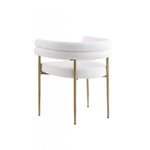 Brantley Dining Chair - Cream/Gold - Set of Two
