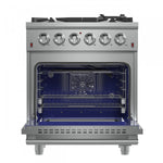 Forno Massimo 30" Stainless Steel Freestanding Gas Range With Air Fry (4.32 Cu. Ft.) - FFSGS6239-30