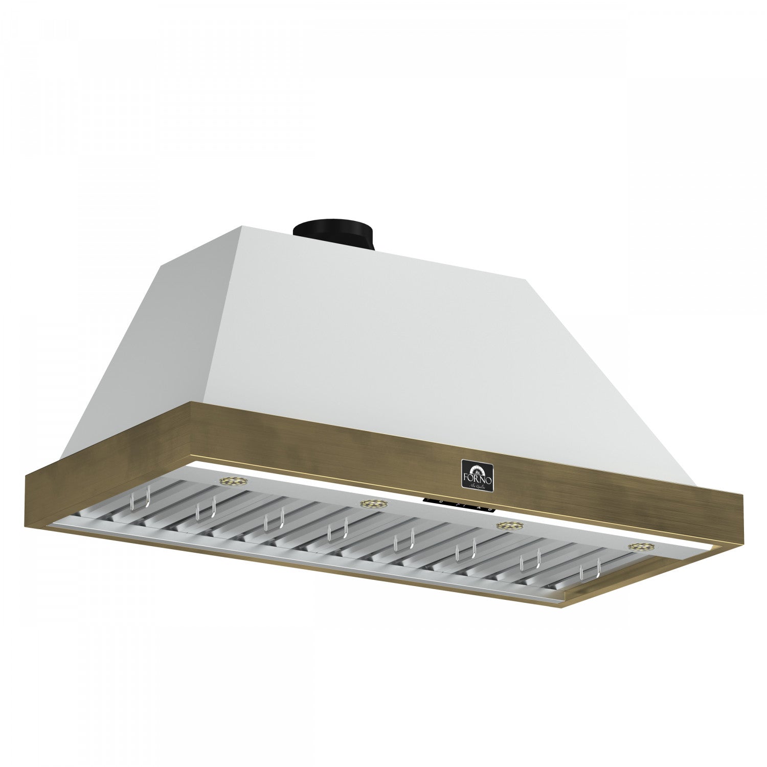Forno Vittorio White 48" 600 CFM Wall Mounted Range Hood - FRHWM5078-48WHT