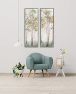 Autumn Gathering II Wall Art - Multi-Colour - 16 X 48