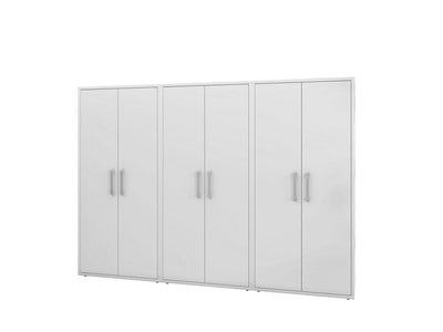 Lunde Storage Cabinet - White - Set of 3