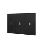 Lunde Storage Cabinet - Matte Black - Set of 3