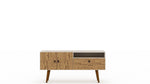 Otuken 54" TV Stand - Off White/Nature