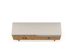 Otuken 54" TV Stand - Off White/Nature