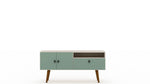 Otuken 54" TV Stand - Off White/Mint Green