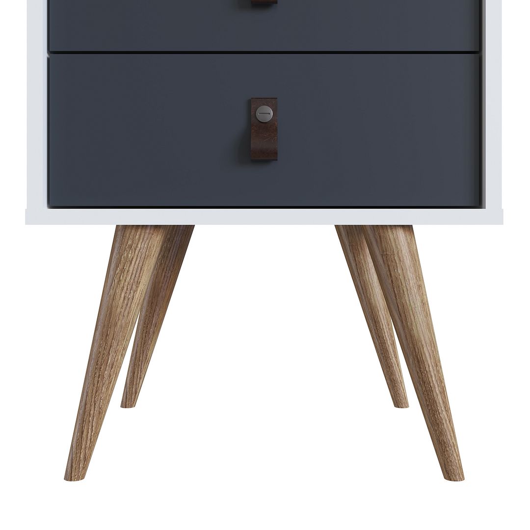 Torsted Nightstand - White/Blue