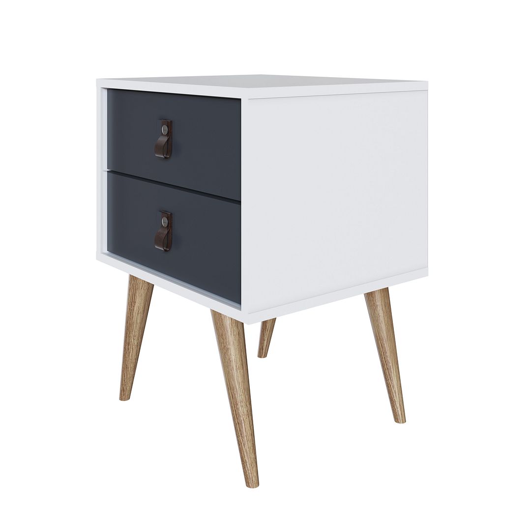 Torsted Nightstand - White/Blue