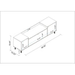 Cojata 67" TV Stand - White