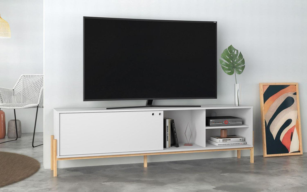 Amaraviti 73" TV Stand - White