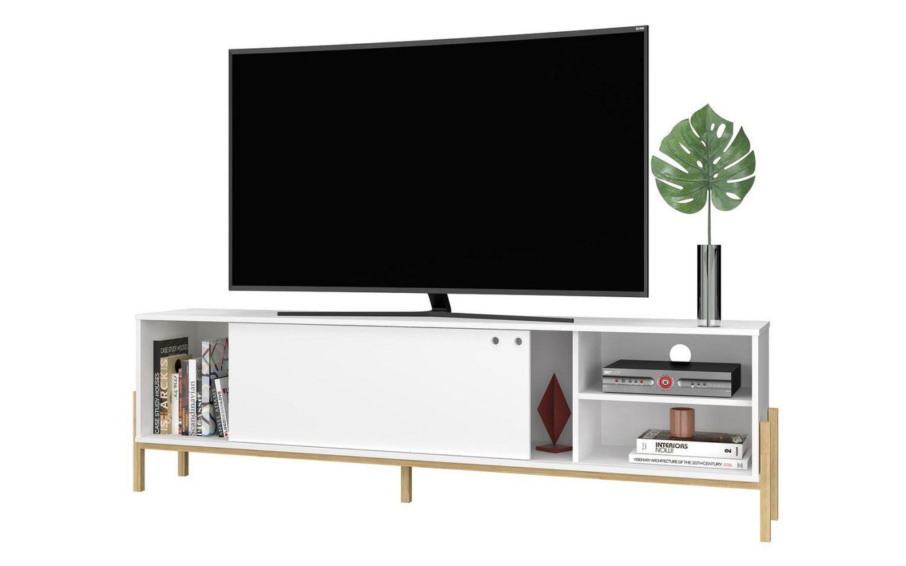 Amaraviti 73" TV Stand - White