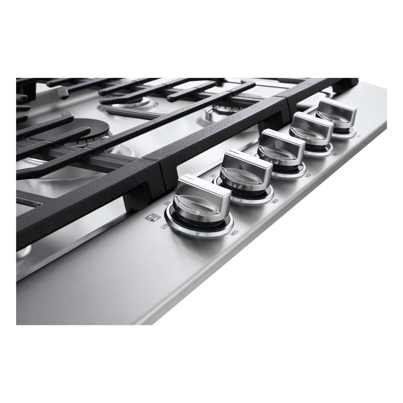 LG Stainless Steel 30” Gas Cooktop with 20K BTU and EasyClean® Cooktop