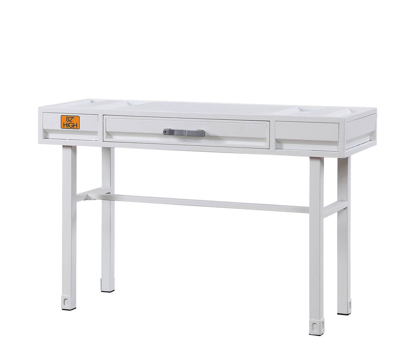 Konto Industrial Office/Vanity Desk - White