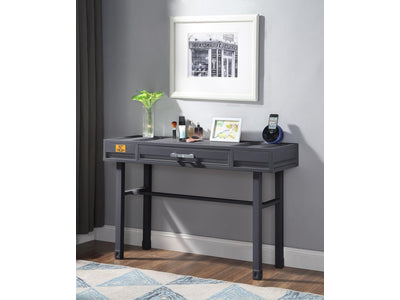 Konto Industrial Office/Vanity Desk - Gunmetal Grey