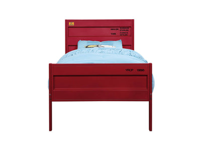 Konto Industrial Twin Bed - Red