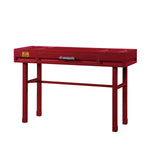 Konto Industrial Office/Vanity Desk - Red