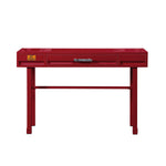 Konto Industrial Office/Vanity Desk - Red