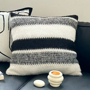 Free Spirit 18 x 18" Cushion - Grey, Black, White