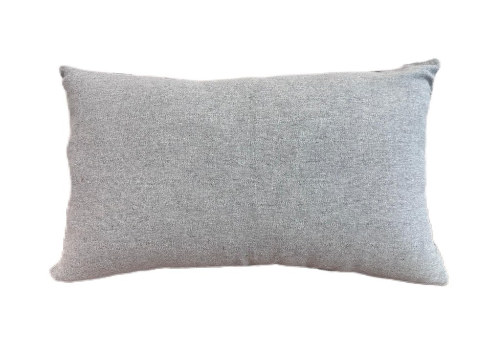 Free Spirit 12 x 20" Cushion - Grey
