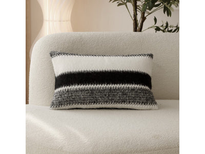 Free Spirit 12 x 20" Cushion - Grey, Black,