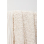 In Harmony Faux Fur Throw 50 x 60" - Ivory