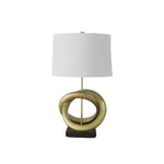 In Harmony Table Lamp - White, Gold