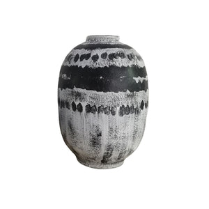 In Harmony Tall Vase - Grey, Black, White