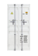 Konto I Industrial Tall Wardrobe - White