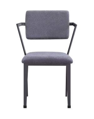 Konto Industrial Arm Chair - Gunmetal Grey