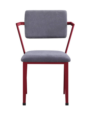 Konto Industrial Arm Chair - Red