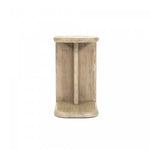 Lofva C-shaped Side Table - Light Brown/Beige