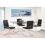 Ariya Dining Chair - Dark Grey - Set Of Two